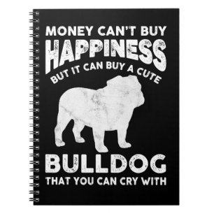 English Bulldog Hondenliefhebber Funny Bulldog Lov Notitieboek
