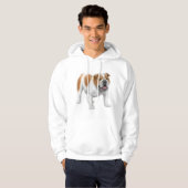 English Bulldog Hoodie (Voorkant volledig)