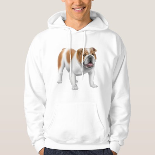 English Bulldog Hoodie (Voorkant)