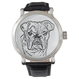 English Bulldog horloge
