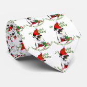 English Bulldog kerstcadeaus Stropdas (Opgerold)