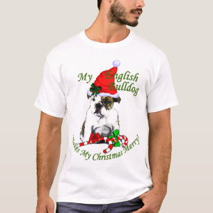English Bulldog kerstcadeaus T-shirt