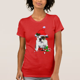 English Bulldog Kerstfeest Merry T-shirt