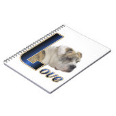 English Bulldog Love Notitieboek (Linkerzijde)