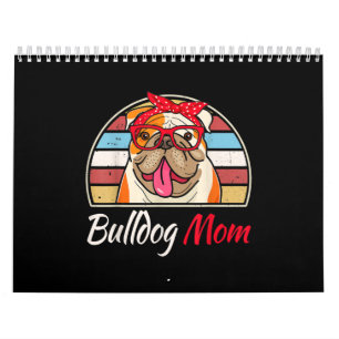 English Bulldog Lover Gifts Bulldog mama Kalender