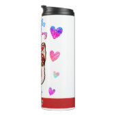 English Bulldog Ma Cute Moederdag Hondenliefhebber Thermosbeker (Geroteerd rechts)