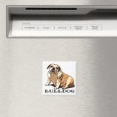 English Bulldog magnet (Insitu (Vaatwasser))