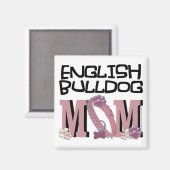 English Bulldog MOM Magneet (Voorkant / Achterkant)