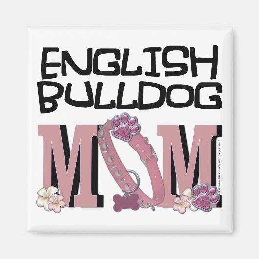 English Bulldog MOM Magneet (Voorkant)