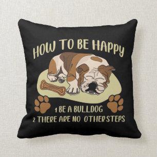English Bulldog Owner Funny Animal Hondenliefhebbe Kussen