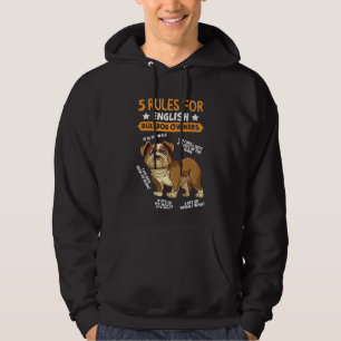 English Bulldog Owner Humoureuze Pet Hondenliefheb Hoodie