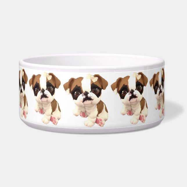 English Bulldog Pet Bowl Voerbakje (Rechts)