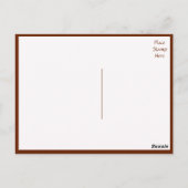 English Bulldog Puppy Dog Postcard Briefkaart (Achterkant)