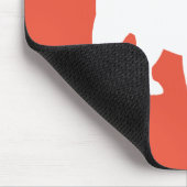 English Bulldog Silhouette | Koel Hondenliefhebber Muismat (Hoek)