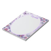 English Butterfly Garden Purple & Lavender  Notitieblok (Linkerzijde)
