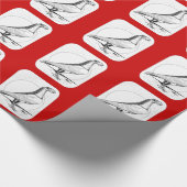 English Carrier Pigeon 1978 Cadeaupapier (Hoek)