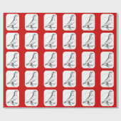 English Carrier Pigeon 1978 Cadeaupapier (Vlak)