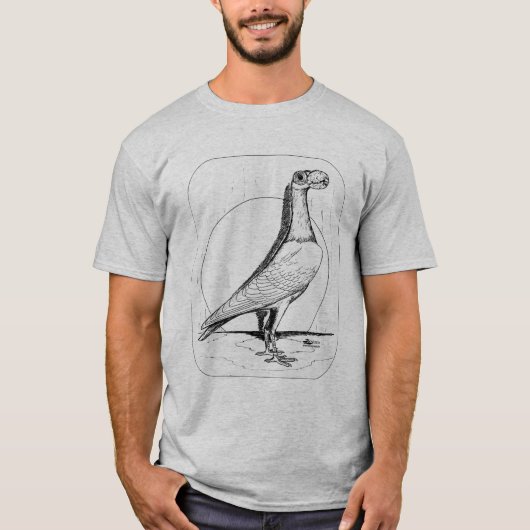 English Carrier Pigeon 1978 T-shirt (Voorkant)