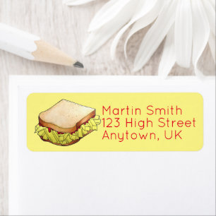 English Chip Shop Butty Sandwich Takeaway UK Food Etiket