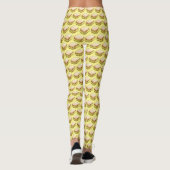 English Chip Shop Butty Sandwich Takeaway UK Food Leggings (Achterkant)