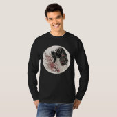 English Cocker Spaniel Cherry Blossom Dog Breed Ja T-shirt (Voorkant volledig)