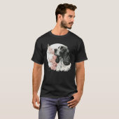 English Cocker Spaniel Cherry Blossom Dog Japanese T-shirt (Voorkant volledig)