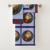 English Cocker Spaniel Christmas Bad Handdoek (Insitu)