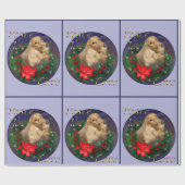 English Cocker Spaniel Christmas Cadeaupapier (Vlak)