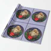 English Cocker Spaniel Christmas Cadeaupapier (Uitgerold)