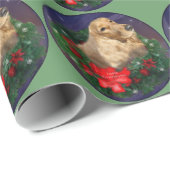 English Cocker Spaniel Christmas Cadeaupapier (Rol Hoek)