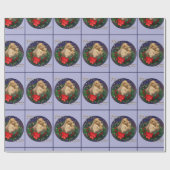 English Cocker Spaniel Christmas Cadeaupapier (Vlak)