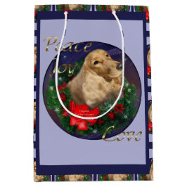 English Cocker Spaniel Christmas Medium Cadeauzakje