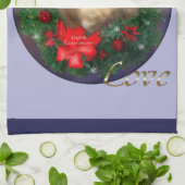 English Cocker Spaniel Christmas Theedoek (Gevouwen)