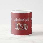 English Cocker Spaniel Dad Grote Koffiekop (Voorkant)
