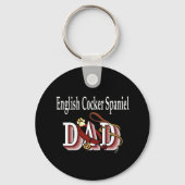 English Cocker Spaniel DAD Sleutelhanger (Voorkant)