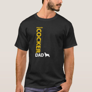 English Cocker Spaniel Dad T-shirt