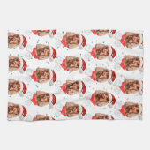 English Cocker Spaniel Dog Breed Christmas Theedoek (Horizontaal)