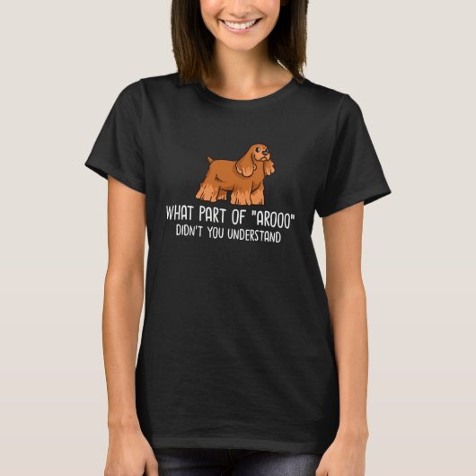 English Cocker Spaniel Dog  Puppies Owner   1 T-shirt (Voorkant)