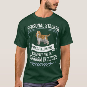 English Cocker Spaniel Dog Puppies Owner Lover T-shirt