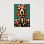 English Cocker Spaniel In Suit Poster, Cocker Poster (Keuken)