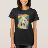 English Cocker Spaniel Jester Mardi Gras Dog Mom D T-shirt (Voorkant)