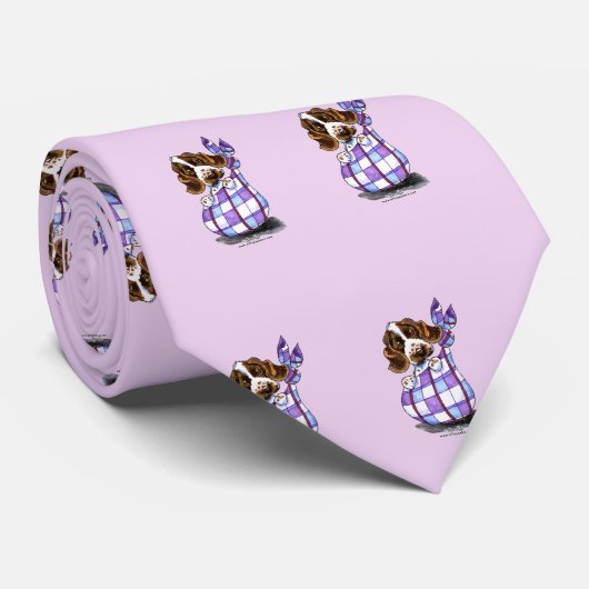 English Cocker Spaniel Sack Puppy Stropdas (Opgerold)