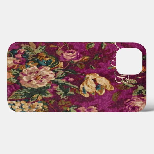 English Country Monogram Case-Mate iPhone Case (Achterkant (horizontaal))
