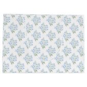 English Country Muster mit Vergissmeinnichtblumen Groot Cadeauzakje (Achterkant)