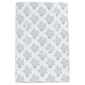 English Country Muster mit Vergissmeinnichtblumen Medium Cadeauzakje (Voorkant)