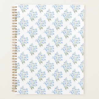 English Country Muster mit Vergissmeinnichtblumen Planner