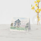 English Countryside Notecard Kaart (Gele Bloem)