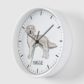 English Cream Golden Retriever Dog Custom Name (Hoek)