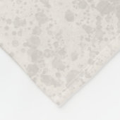 English Cream Golden Retriever Dog Custom Name Fleece Deken (Hoek)