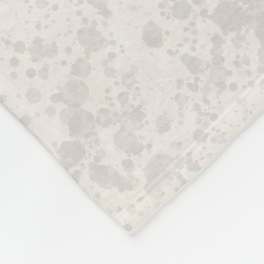 English Cream Golden Retriever Dog Custom Name Fleece Deken (Hoek)